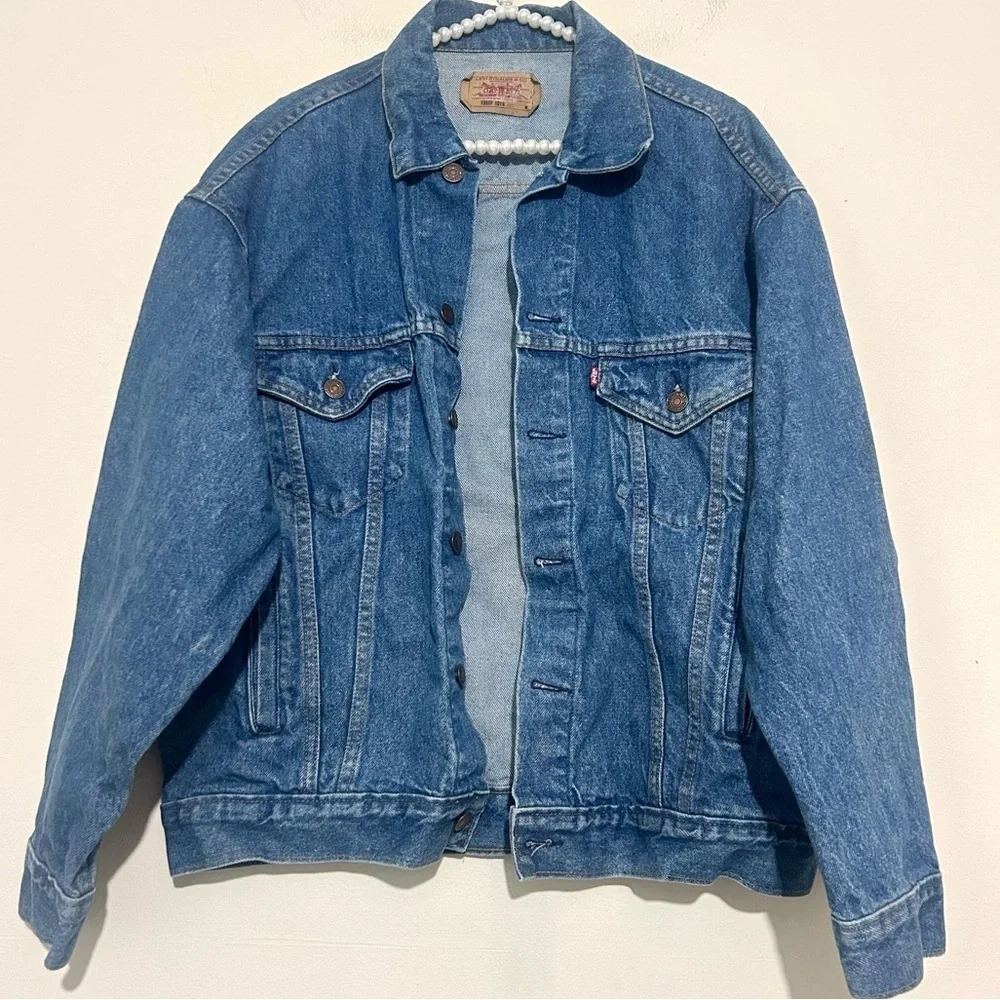 Levi’s Type III Trucker Vintage Denim Jacket MADE IN USE JULY 1987 SIZE MEDIUM